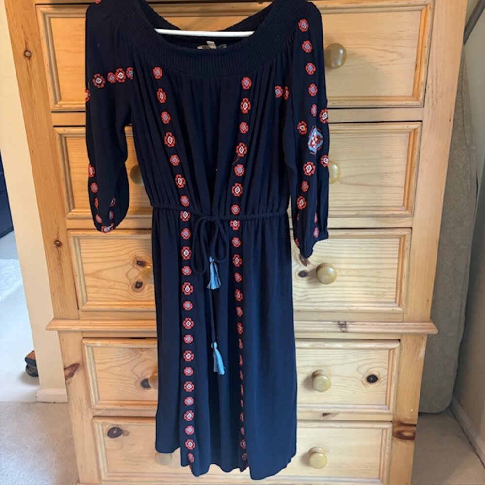 Navy Dress Women From Loft Size XS